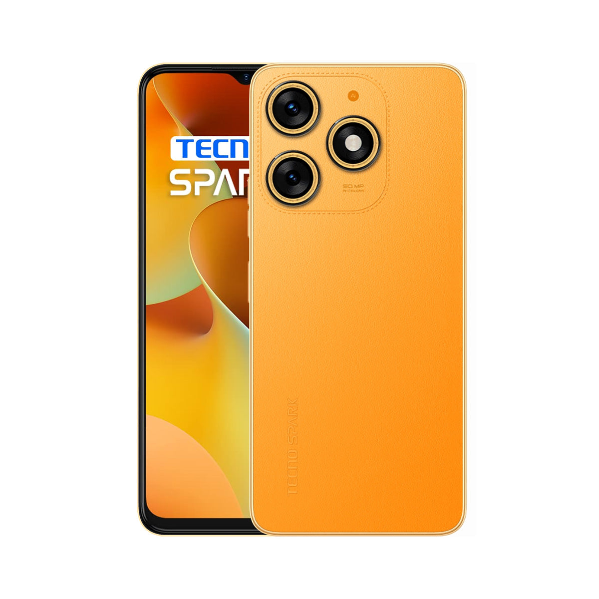 Celular TECNO Spark 10 6,6″ 4G 8GB 128GB Dual Cam 50mp Naranja