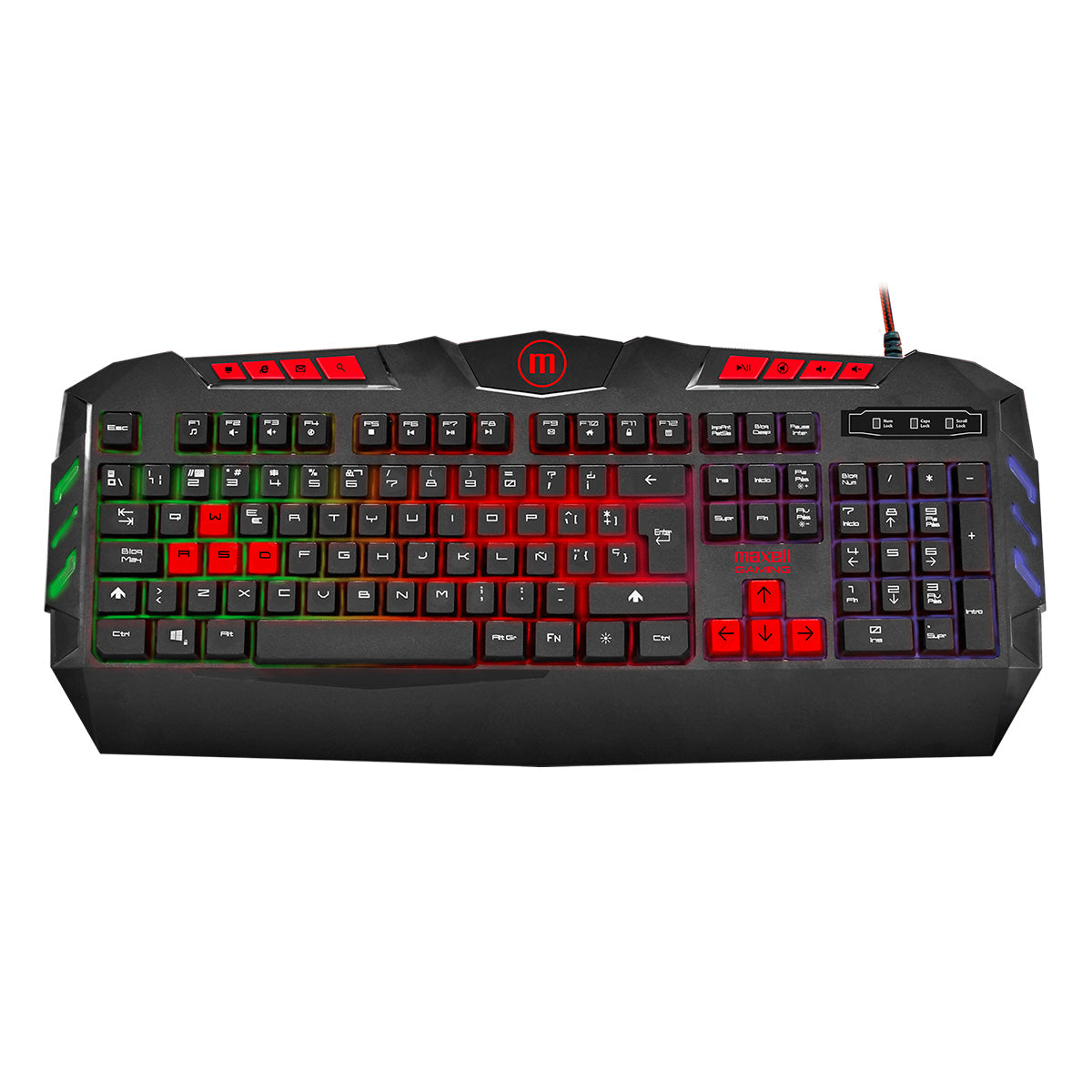 Teclado Gaming MAXELL Samurai RGB