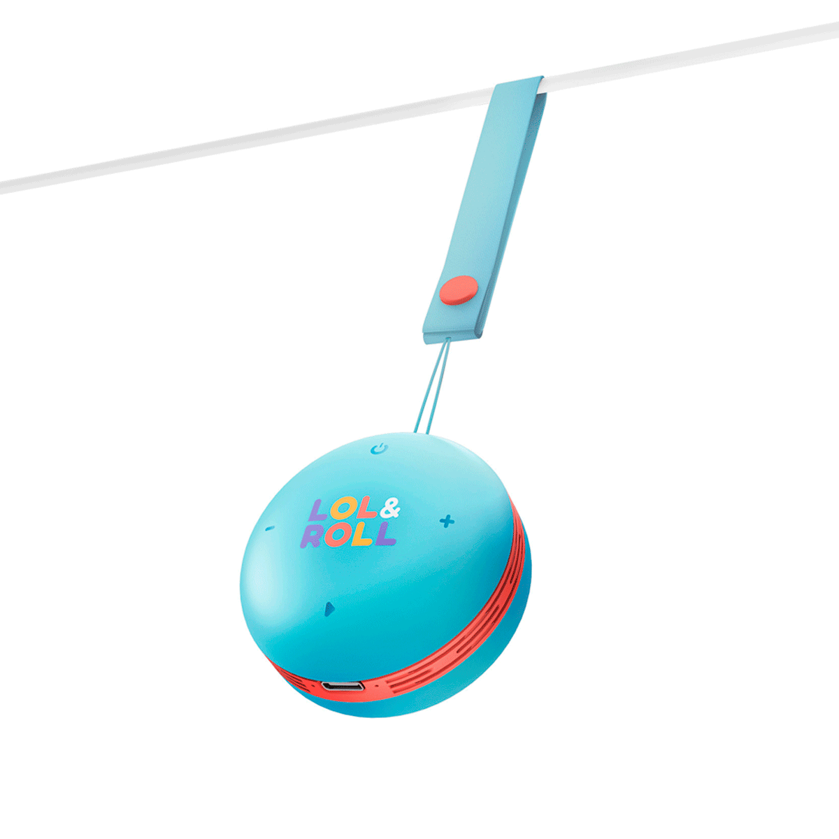 Parlante ENERGY SISTEM LOL Y ROLL KIDS Bluetooth Celeste