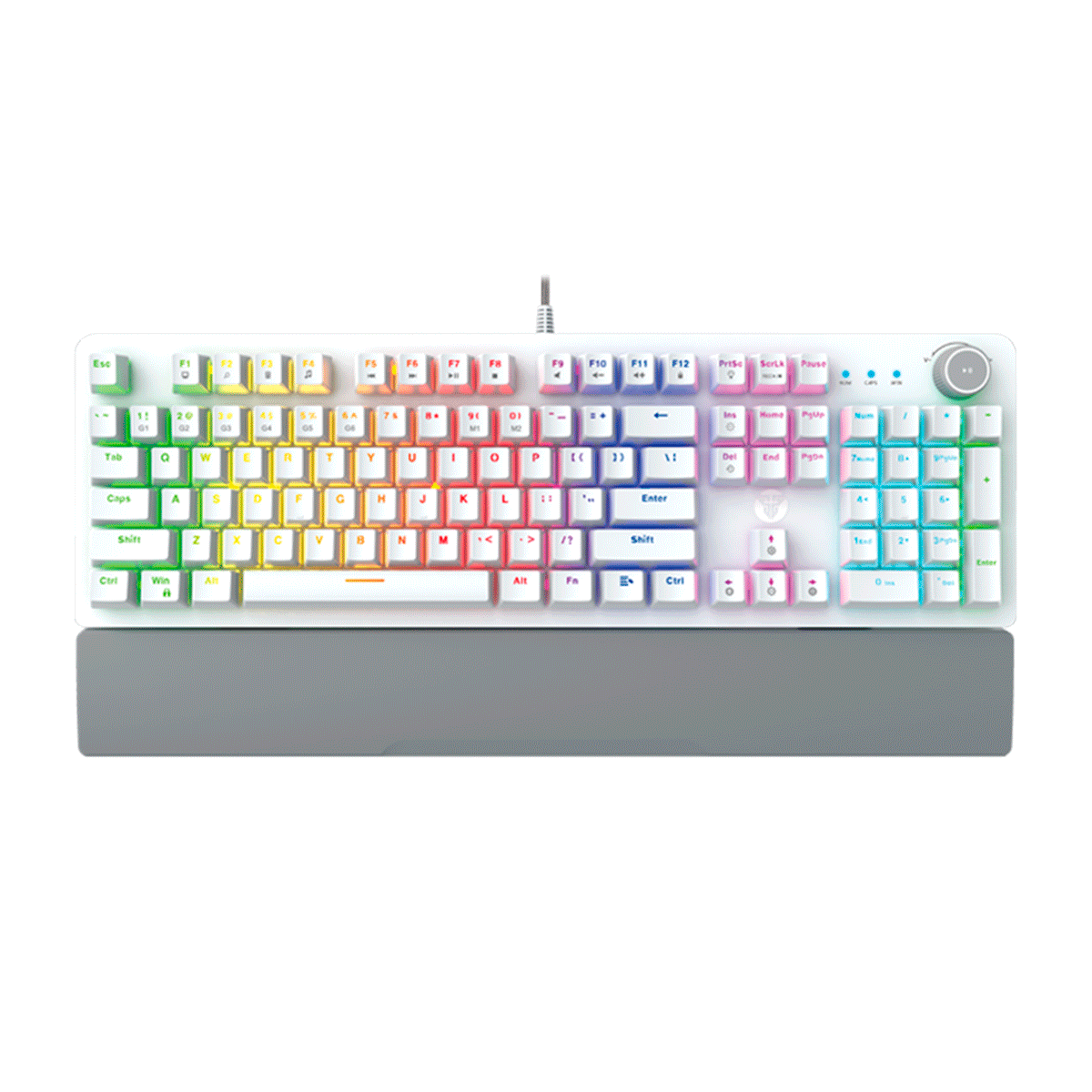 Teclado Mecánico FANTECH MK-853 RED O BLUE SAKURA Blanco