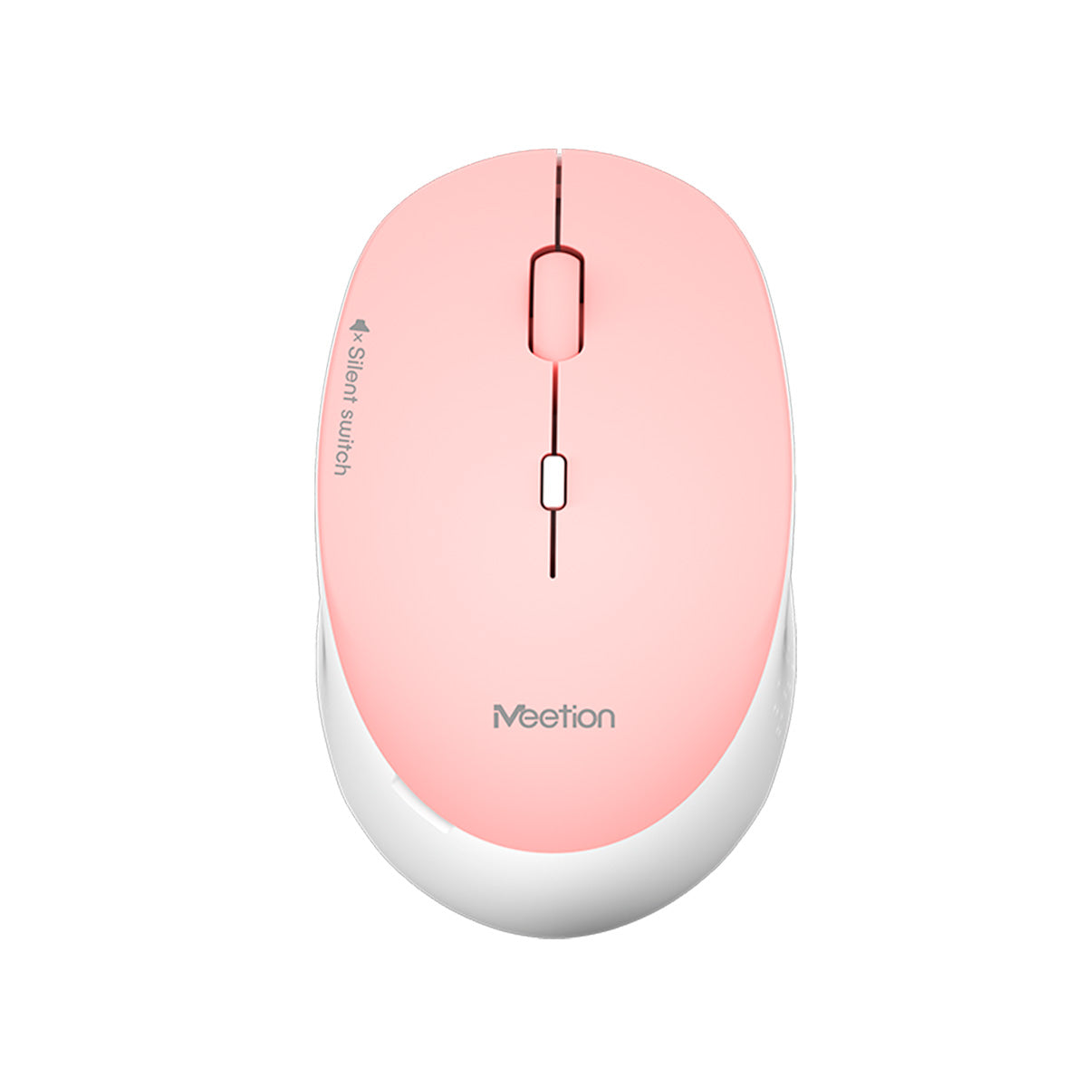 Mouse Inalámbrico MEETION R570 Rosa