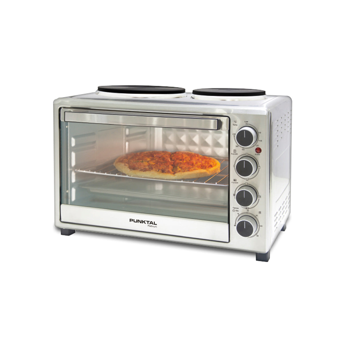 Horno Eléctrico PUNKTAL PK-36INOX 35Lts
