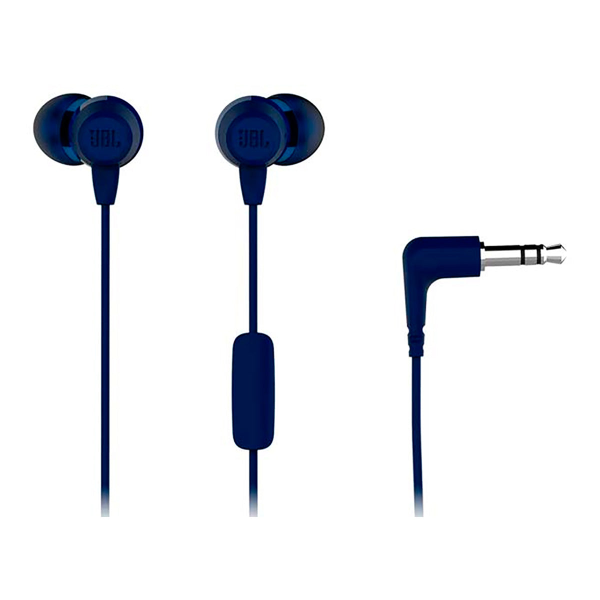 Auriculares Cableados 3,5mm JBL C50HI 8,6mm Azul