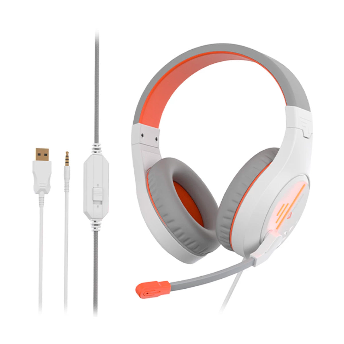 Auricular GAMING MEETION MT-HP021 Naranja