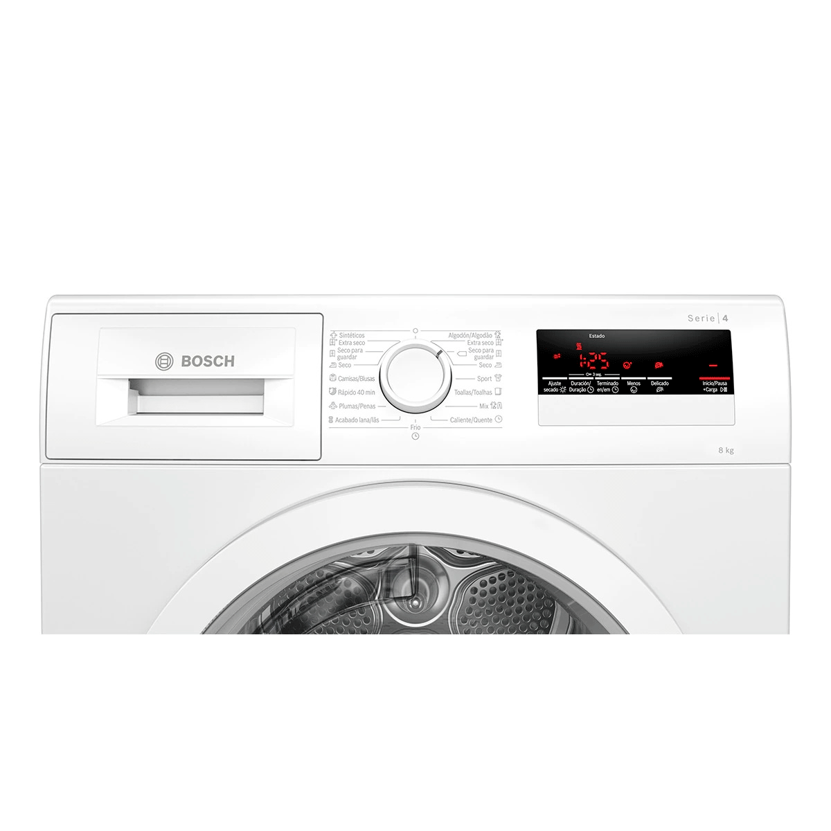 Secarropas Con Bomba de Calor BOSCH WTR85V91ES 8 Kg
