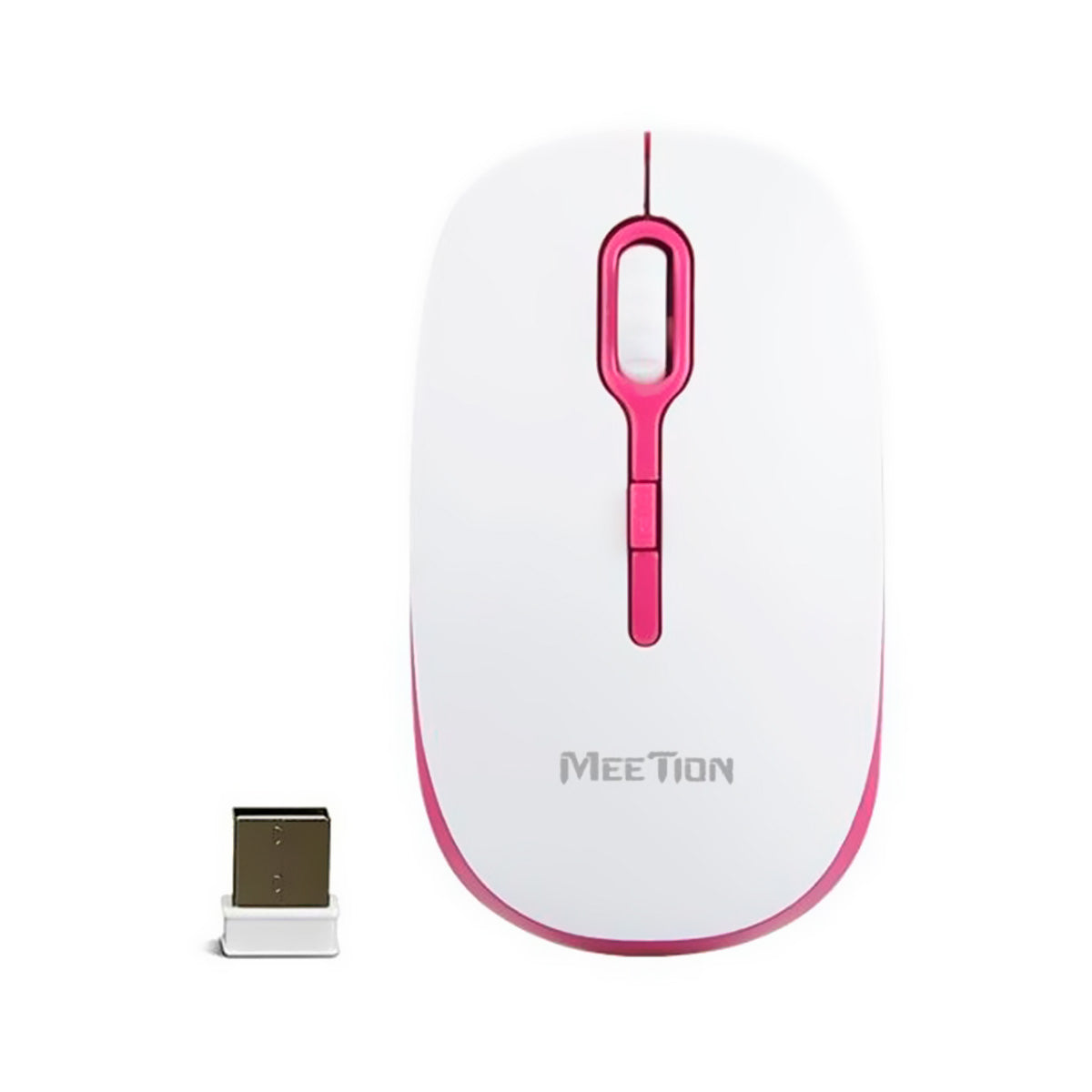 Mouse MEETION Inalámbrico MT-R547 Rosa