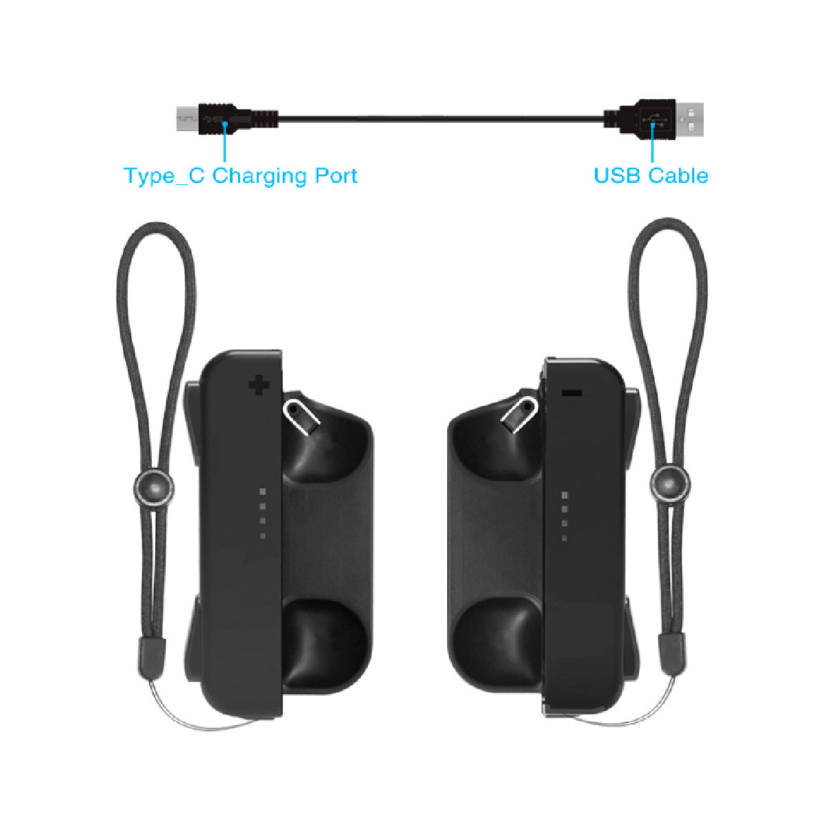 Grip Dobe TNS-1729 Joy Con De Carga P/switch
