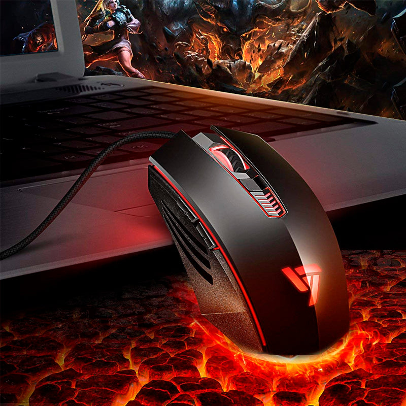 Mouse Gaming Retroiluminado VicTsing – 3200 Ppp