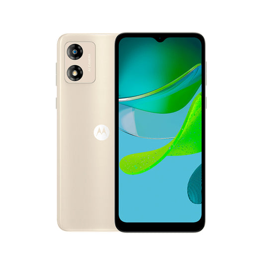 Celular MOTOROLA E13 64GB 2GB 6.5 IPS HD+ Dual Sim 4G Blanco