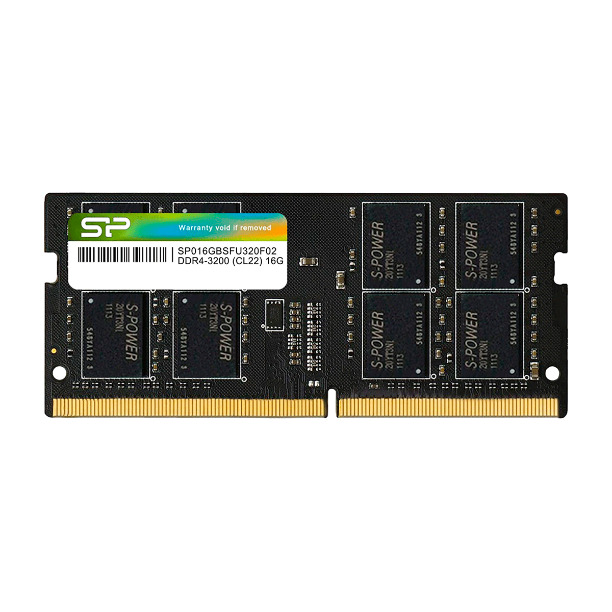 Silicon Power DDR4 16 GB 3200 MHz (PC4-25600) CL22 SODIMM 260 pines