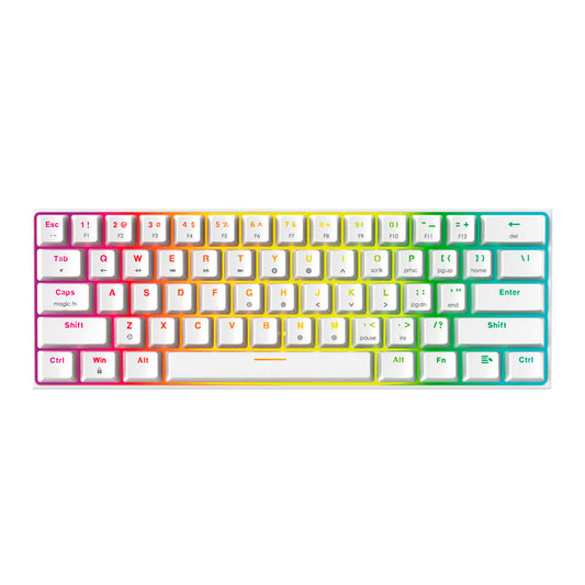 Teclado Mecánico MK857 FANTECH Blanco