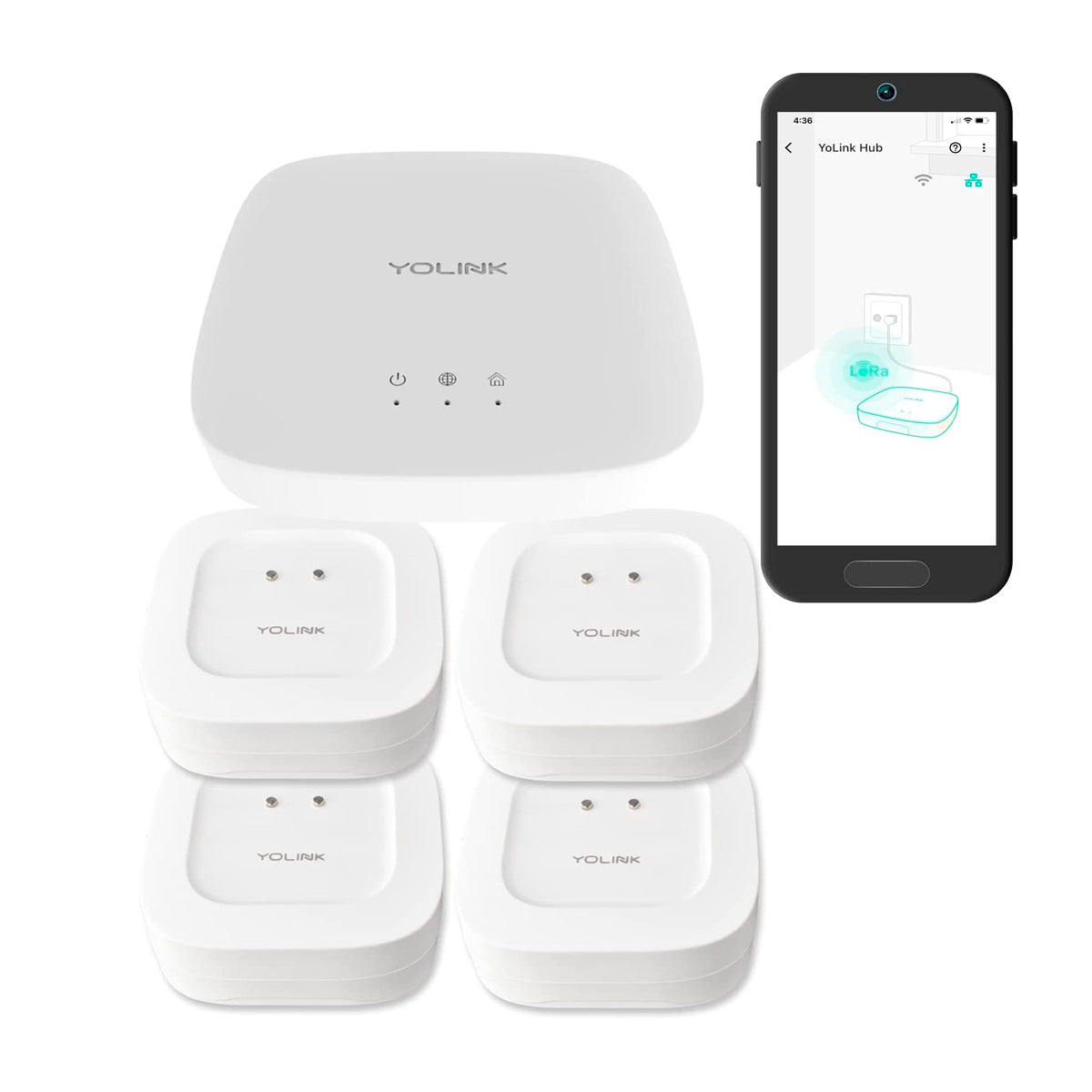 kit De Sensores YoLink Smart Home Starter Prevención De Inundaciones