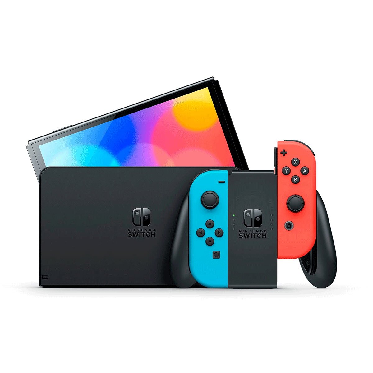 Consola Nintendo Switch OLED Neón Bule And Red Joy-Con