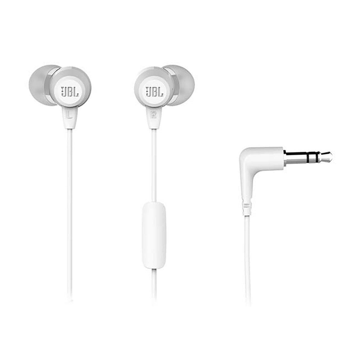 Auriculares Cableados 3,5mm JBL C50HI 3mw 8.6mm Blanco