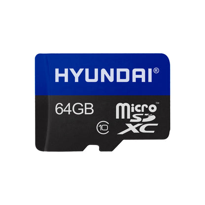 MicroSD 64 GB con SD Adaptor Class HYUNDAI