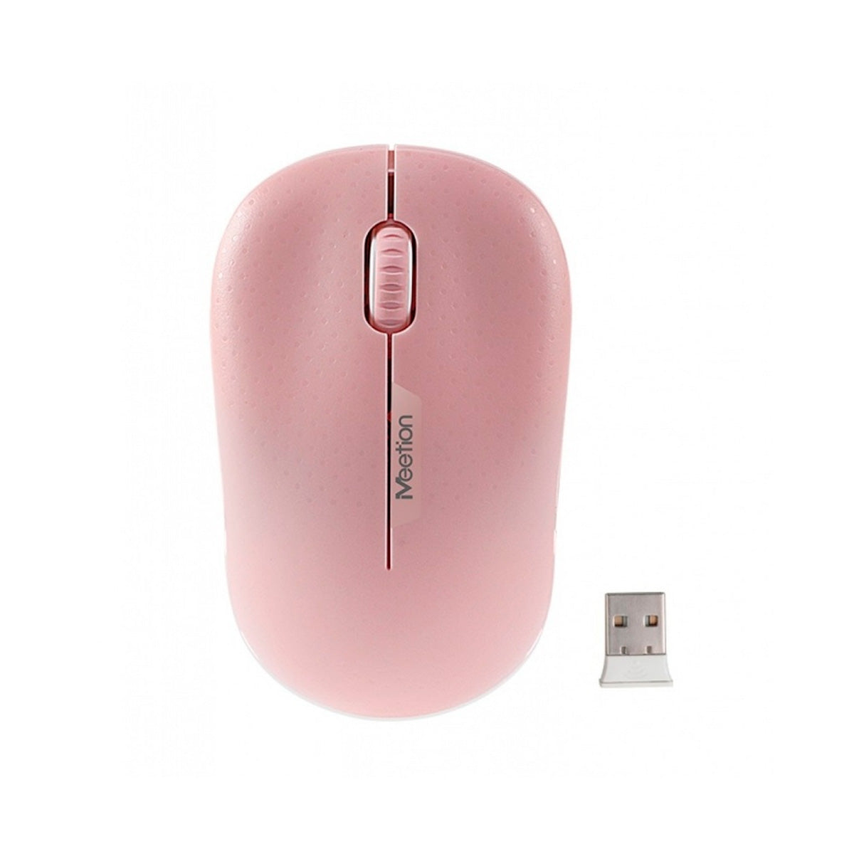 Mouse MEETION Inalámbrico R545 Rosa