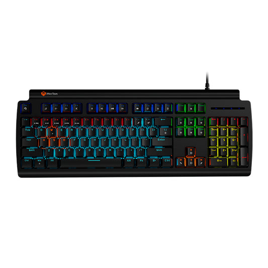 Teclado Mecánico MEETION MT-MK600 Negro Red