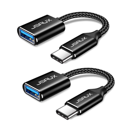 Adaptador JSAUX USB C A USB 3.0 x2