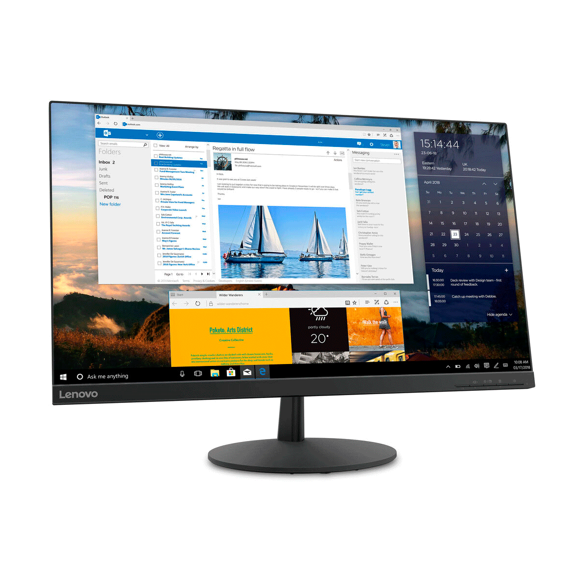 Monitor LENOVO L27q 27 IPS Pulgadas FreeSync