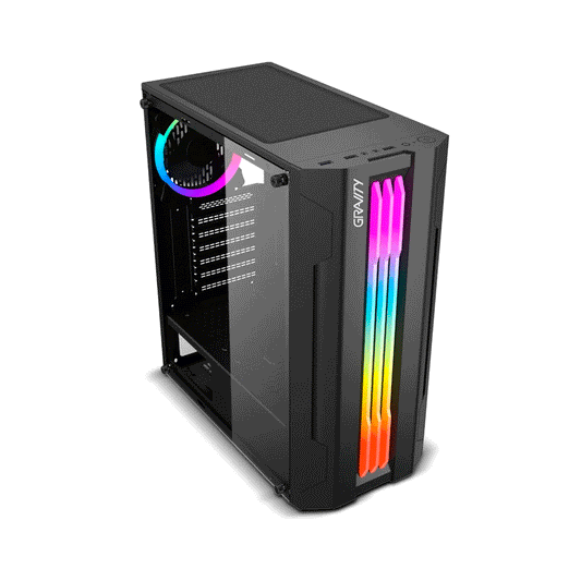 Gabinete GRAVITY GR85 ATX MID-TOWER Negro