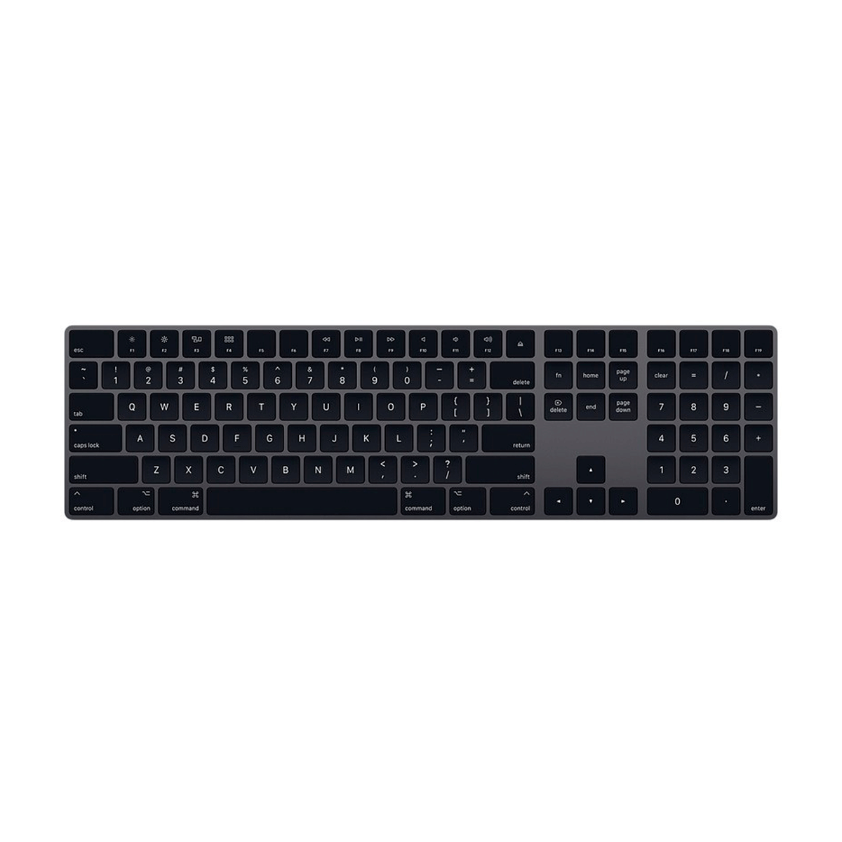 Magic Keyboard APPLE MRMH2E/A Con Teclado Numérico Gris Espacial