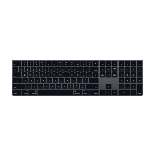 Magic Keyboard APPLE MRMH2E/A Con Teclado Numérico Gris Espacial