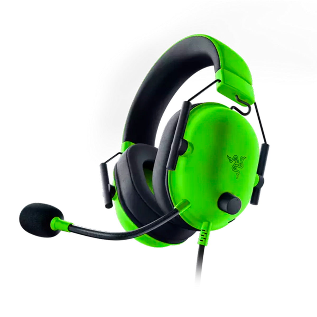 Headset RAZER Gamer RZ04 BLACKSHARK V2 X-Wired Green