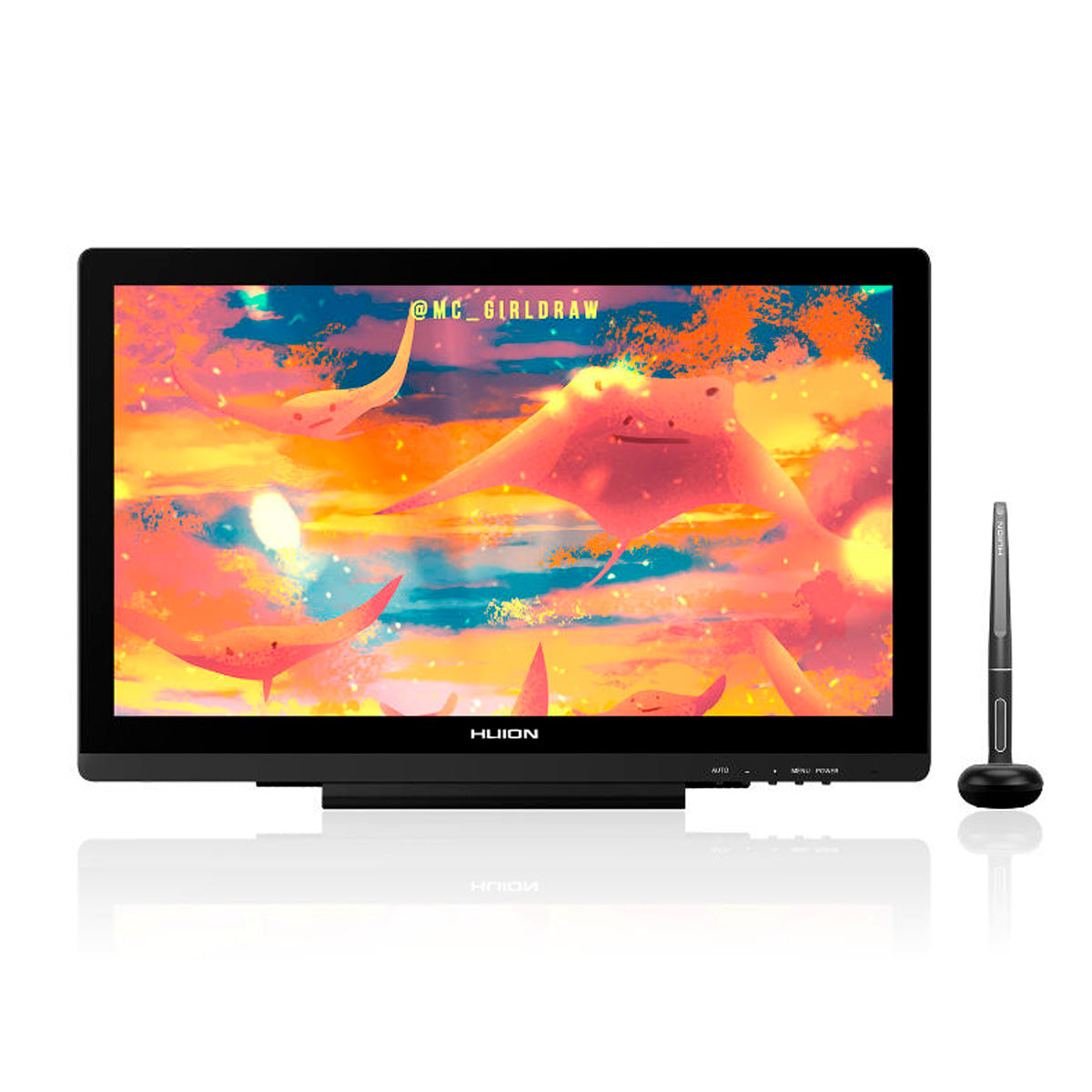 Tableta Gráfica HUION KAMVAS 20 19.5″ Cristal antirreflectante