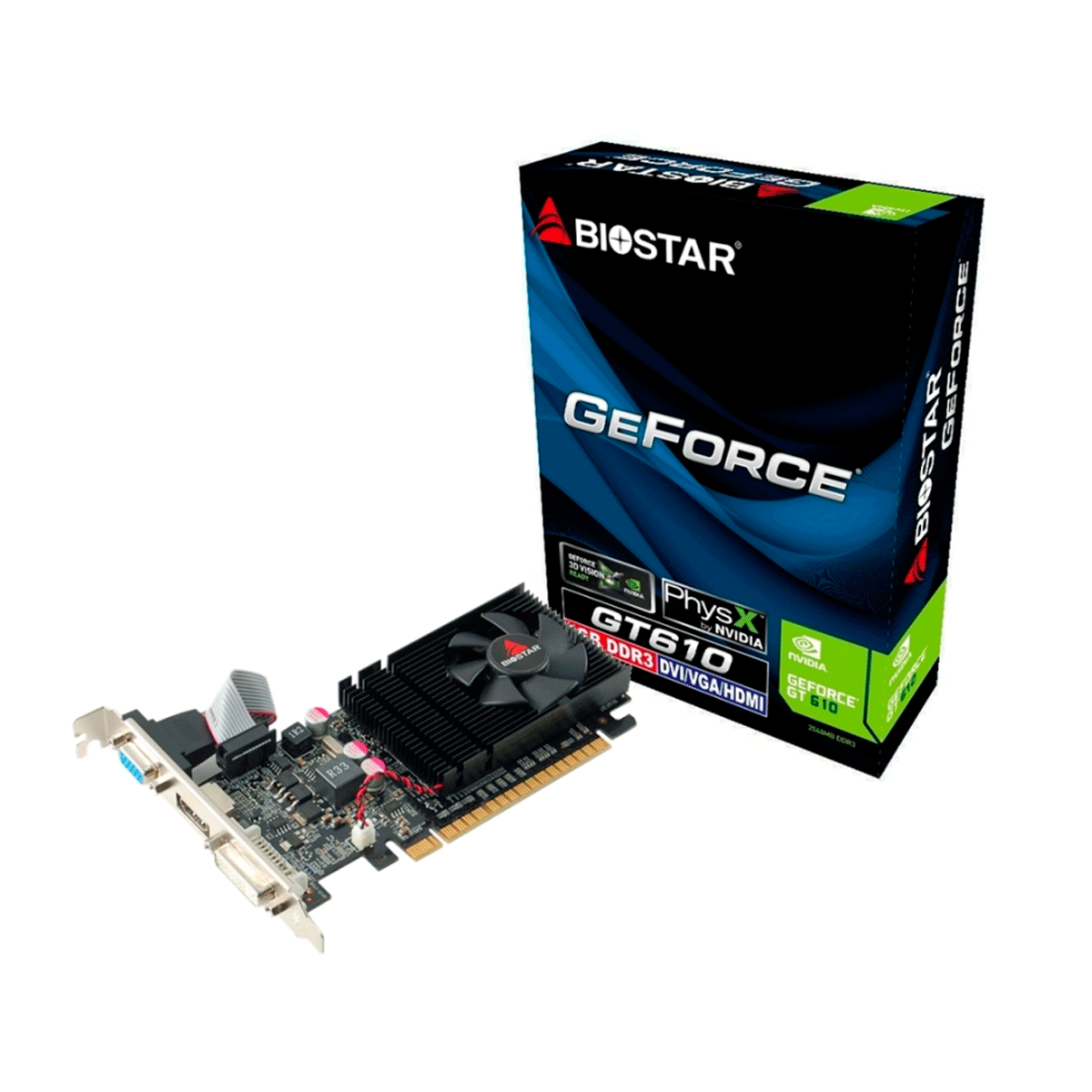 Tarjeta De Video BIOSTAR GT610 2GB D3 GT610