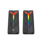 Parlante Gaming 2.0 Dual USB GS301 Bluetooth Negro