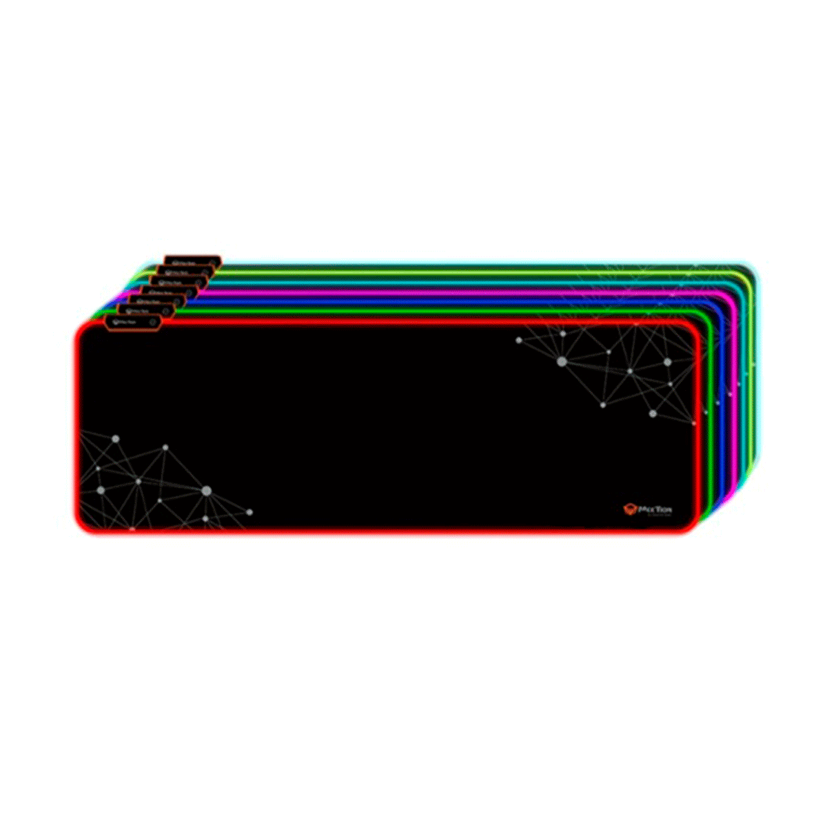 Mousepad MEETION RGB MT-PD121 Negro