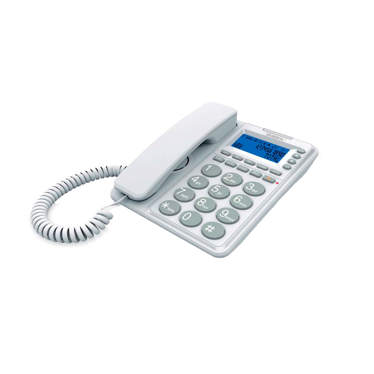 Teléfono De Mesa/Pared XION AT-6410 Con Identificador Blanco
