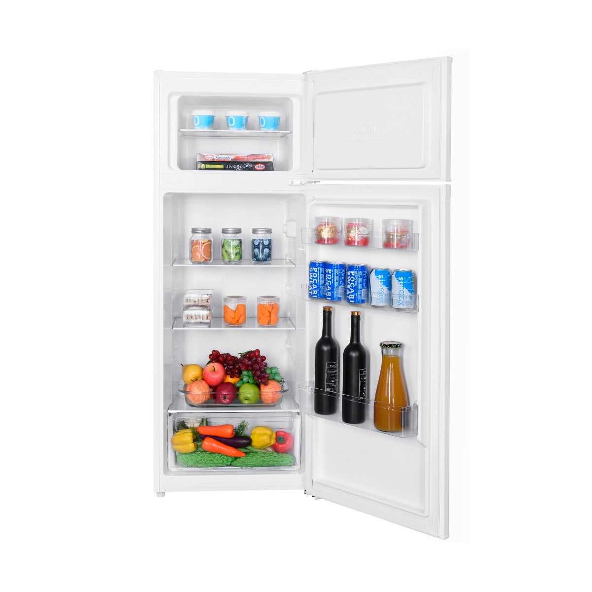 Refrigerador SIAM SI-208DF Freezer Superior Frío Húmedo 208 Lts