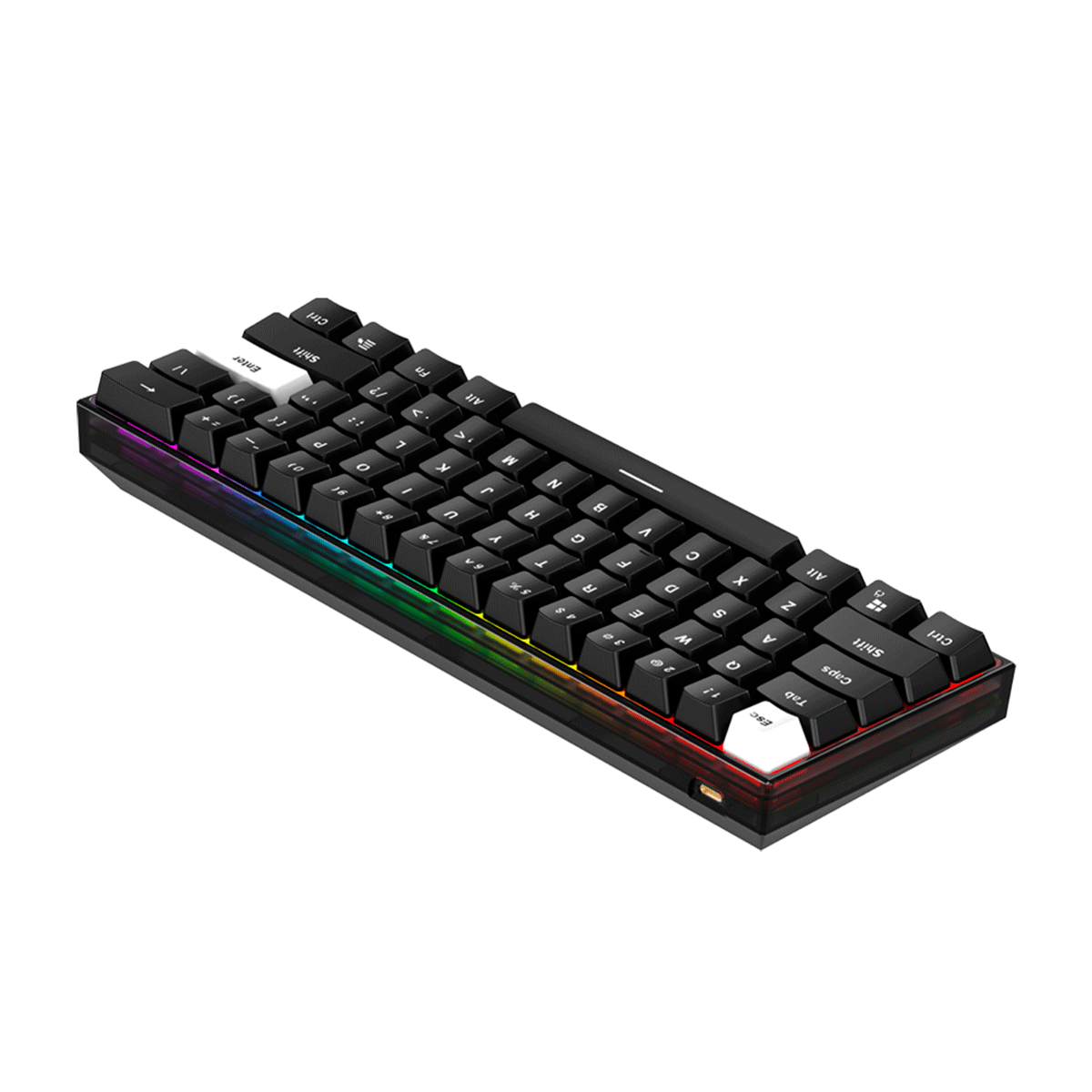 Teclado MK857 60% FROST SWITCH FANTECH Negro