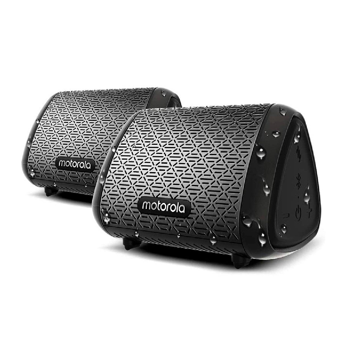 Dos Parlantes Portátiles MOTOROLA Sub 340 IPX5 Bluetooth
