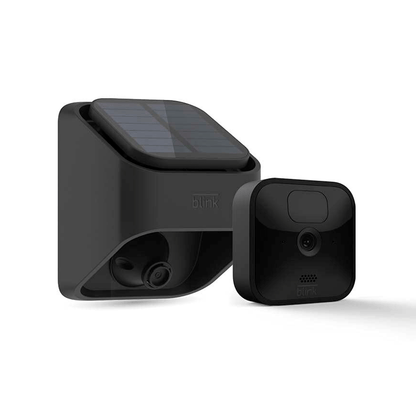 Cámara De Seguridad Exterior BLINK Inalámbrica Con Panel Solar