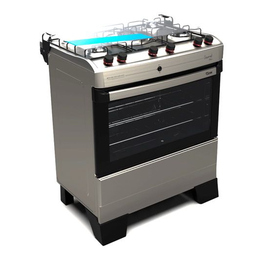 Cocina TEM Gourmet Plus 5 Hornallas