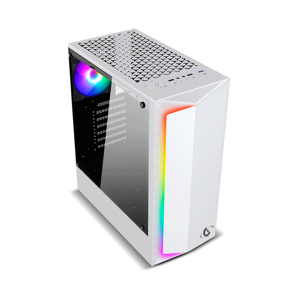 Gabinete GRAVITY GR08 ATX MID-TOWER White