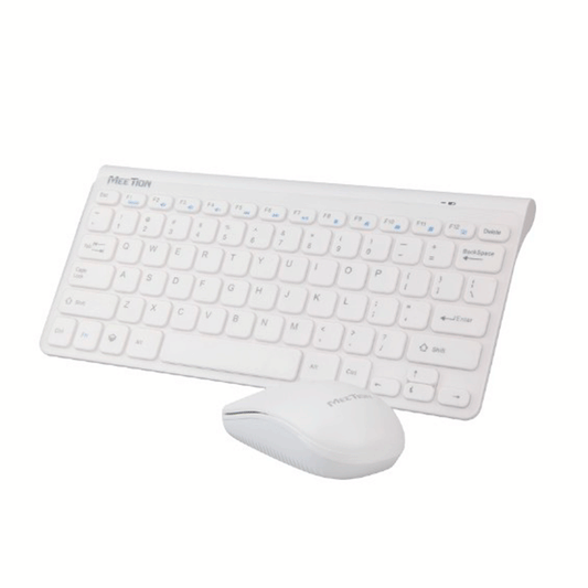 Teclado y Mouse Inalámbricos 2.4G MEETION Mini4000 Blanco