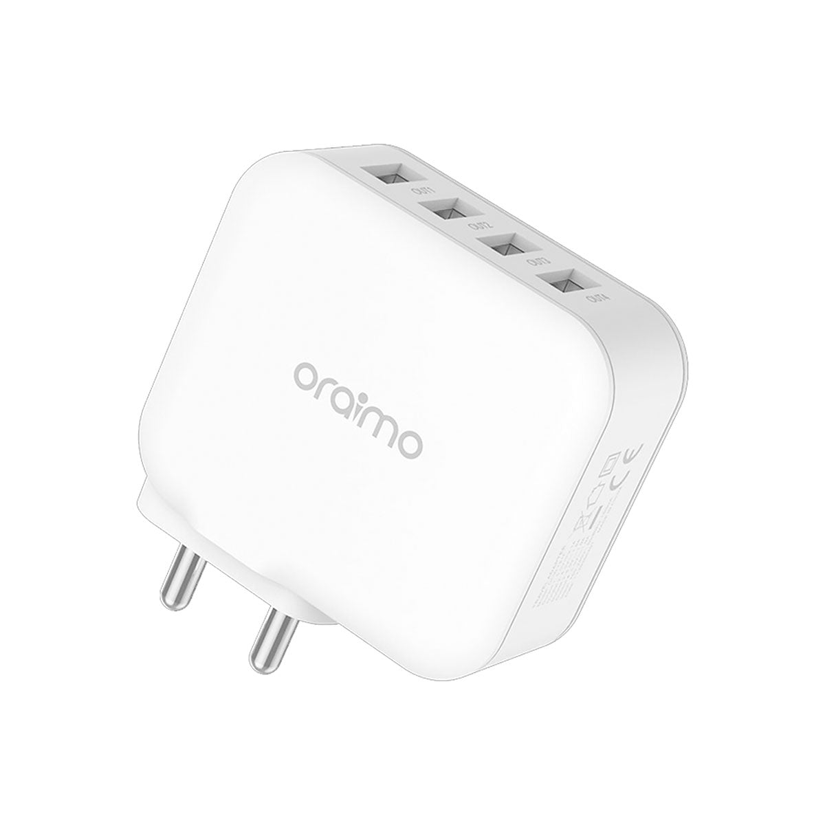Cargador De Pared + Cable ORIAIMO 4 USB Europeo 5,1 A