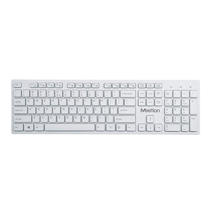 Teclado Inalámbrico MEETION WK841 White