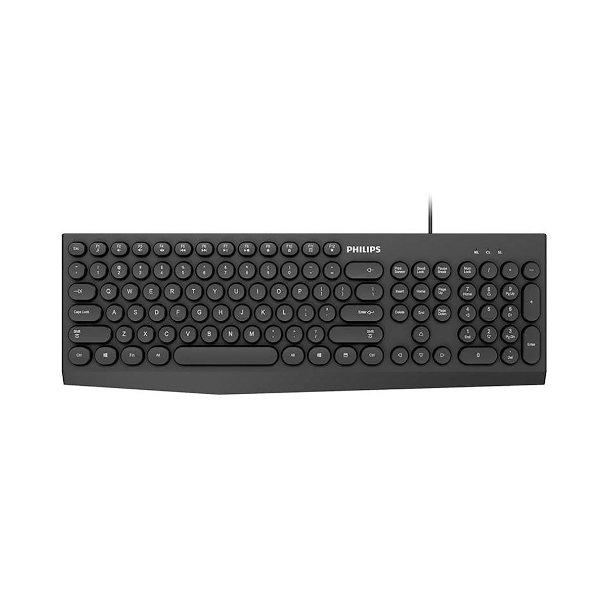 Teclado PHILIPS SPK6313 Resistente Al Agua USB 2.0