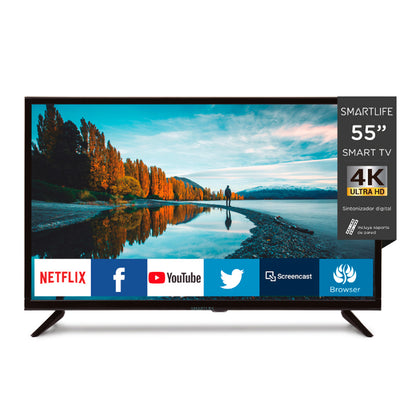 LED SMART TV SAMRTLIFE 55″ UHD SL-TV55UHDNXK