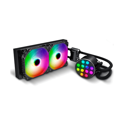 Disipador CPU CY240MM Líquida RGB SAMA Negro