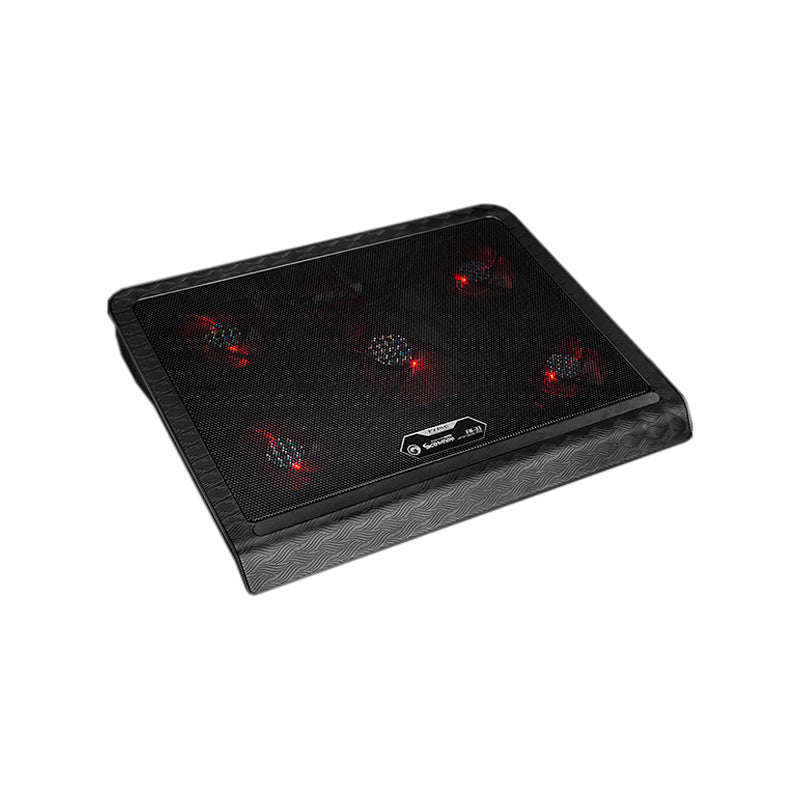 Soporte de Refrigeración para Notebook LED Rojo