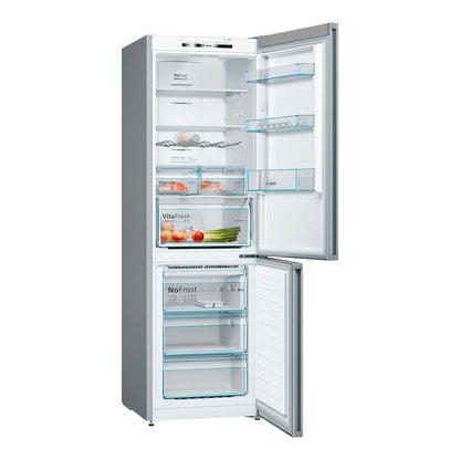 Refrigerador Freezer Inferior BOSCH KGN36VIEA Inox