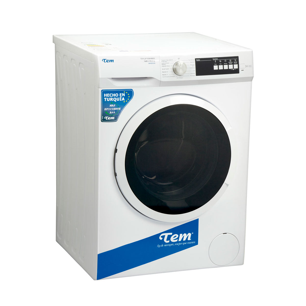 Lavasecarropas TEM 10,5K T0YLSF10W4800 Inverter