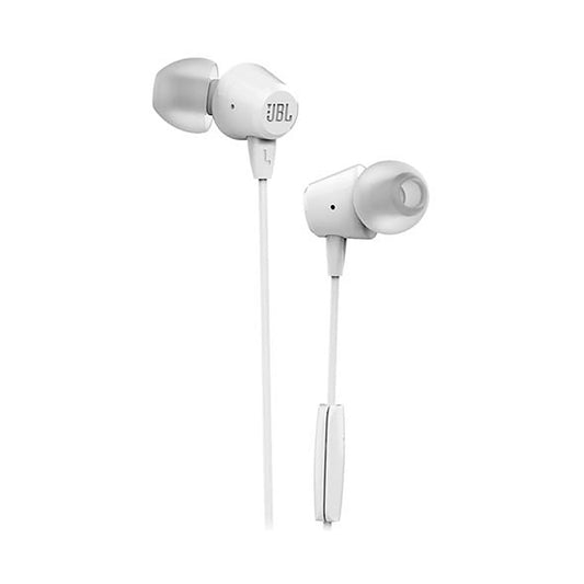 Auriculares Cableados 3,5mm JBL C50HI 3mw 8.6mm Blanco