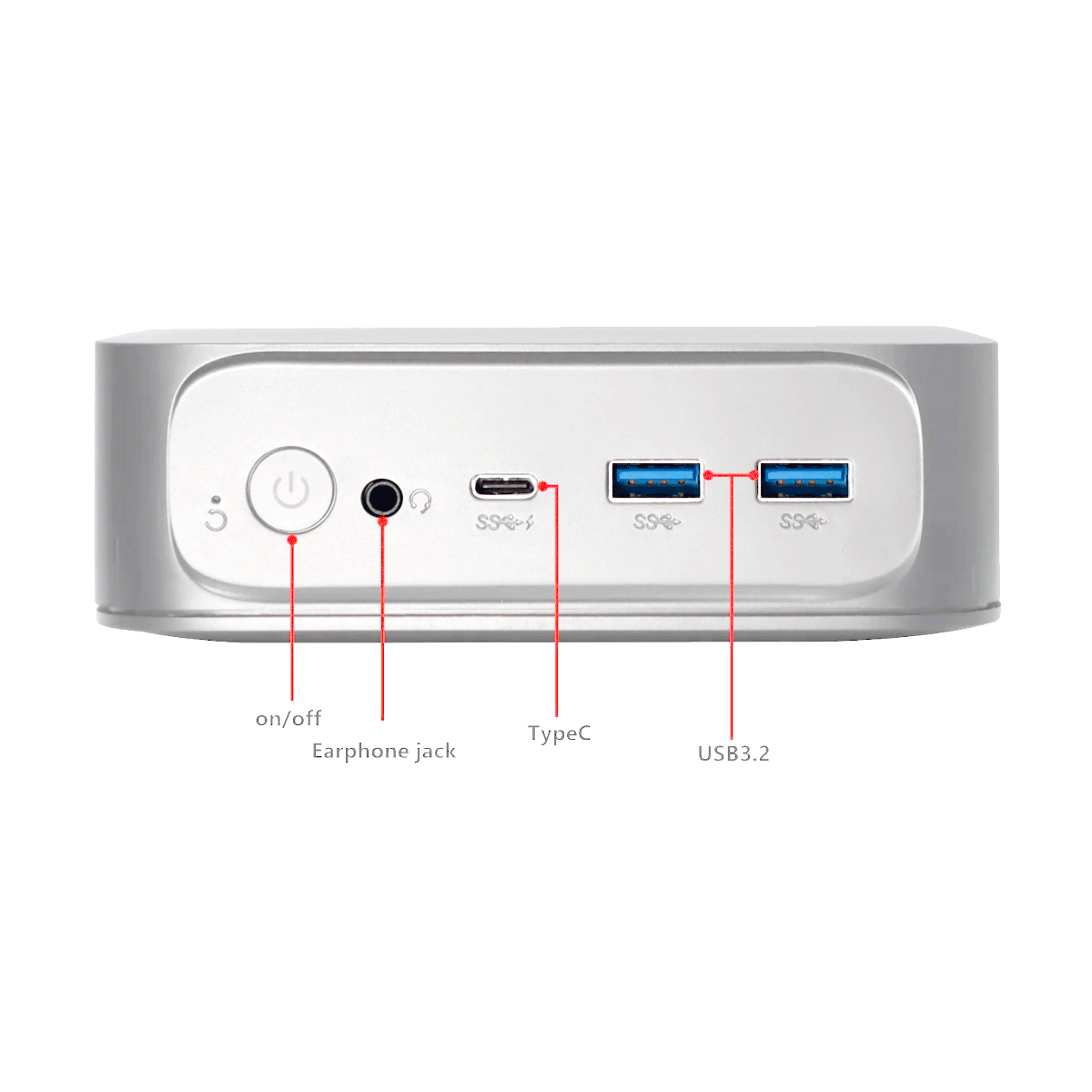 Mini PC KUU FY3 N95 16GB 512GB SSD W11 PRO