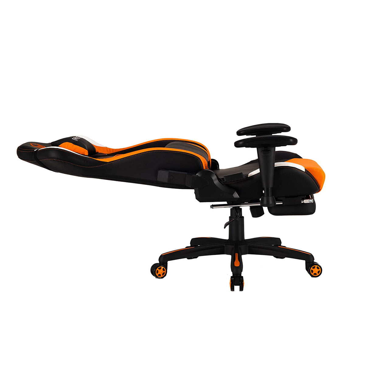 Silla Gaming METTION MT-CHR22 Cuero Capoyapies Black Orange